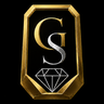 Gold Silver Studio logo — gold GS monogram and diamond emblem